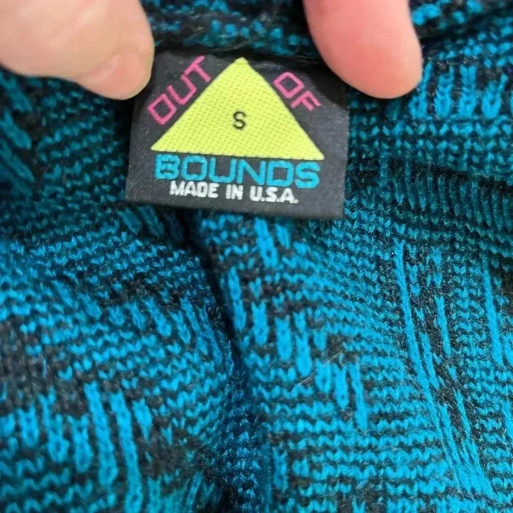 True Vintage 80’s Southwest Aztec Design button Cardigan oversized Small/medium - Picture 13 of 14